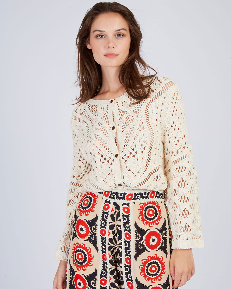 FLORENTINE GILET MAILLE
