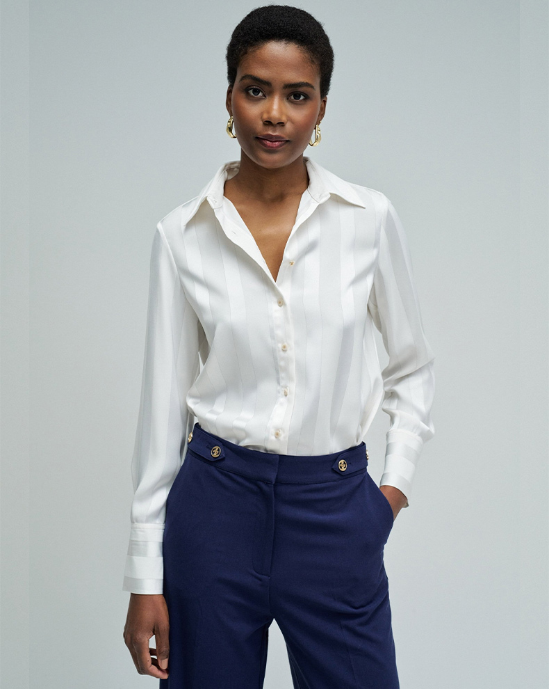 BASIC SHIRT FRONT BUTTON - Salsa Jeans