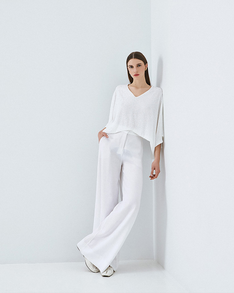 Sequin blouse with batwing sleeves - Access Fashion