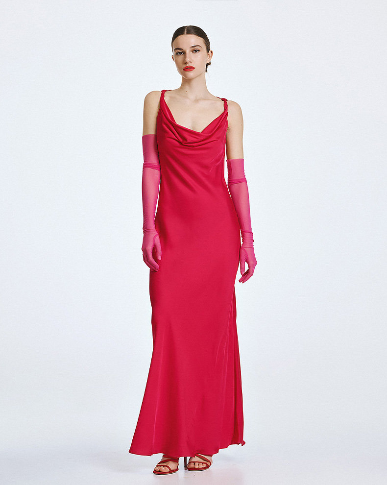 Draped maxi dress - Access Fashion