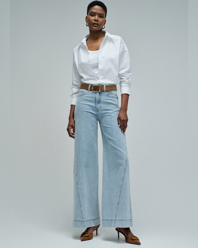 SUPER WIDE LEG JEANS - Salsa Jeans