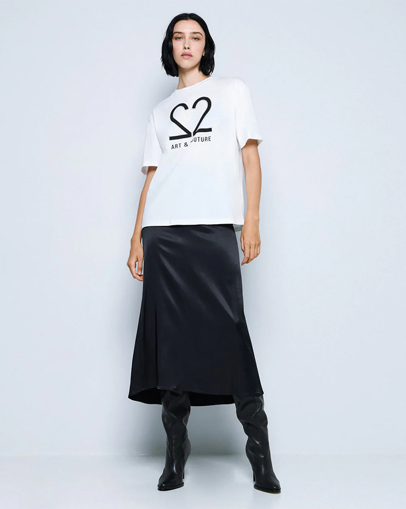 Μπλούζα μακό art & couture BLACK ML