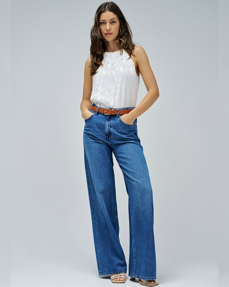WIDE LEG IN DENIM