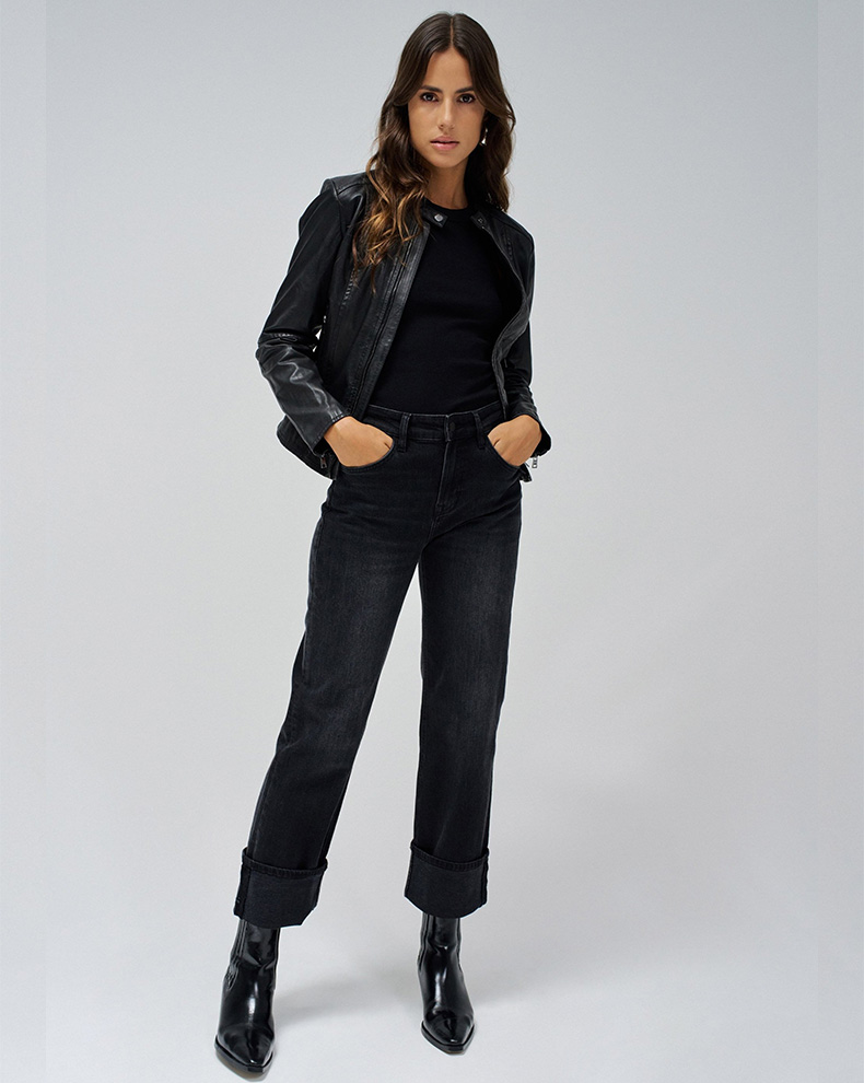 REAL LEATHER JACKET - Salsa Jeans