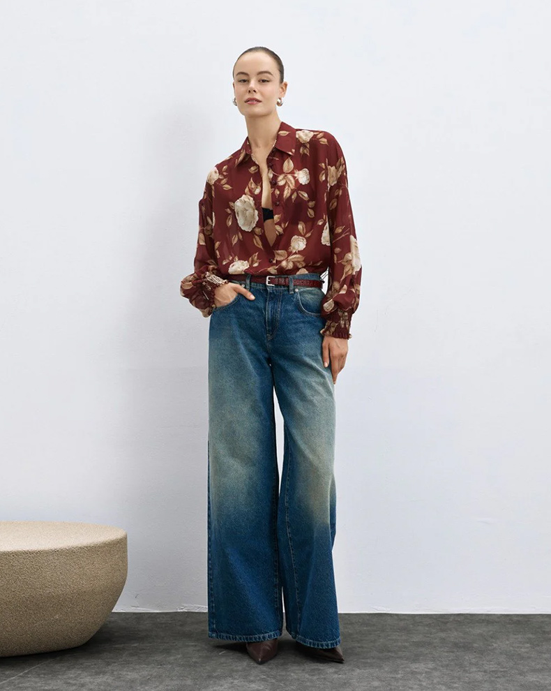 Translucent Floral Shirt - Access Fashion