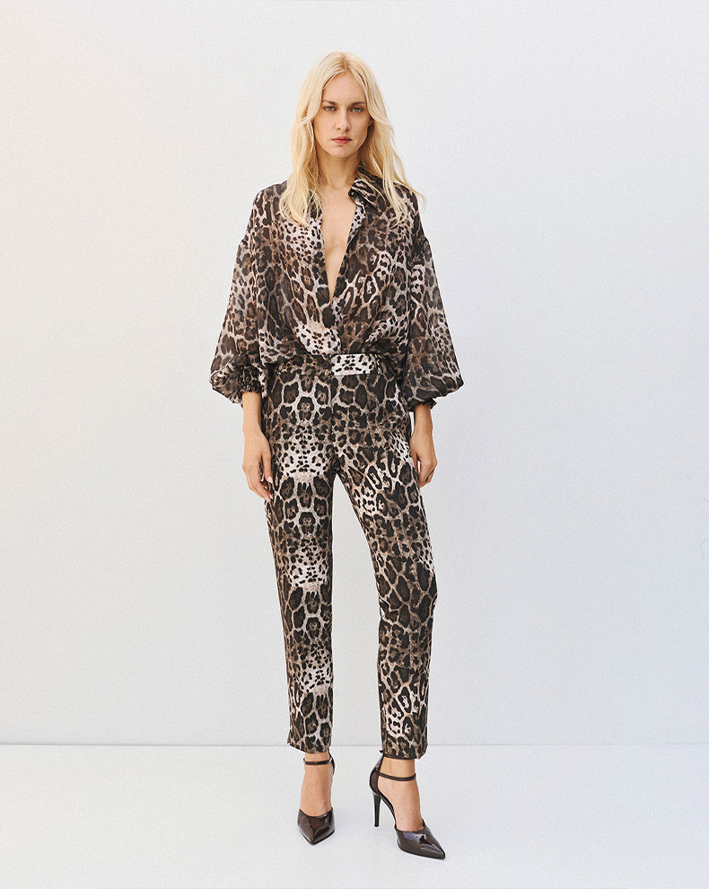 Leopard Print Pants - Access Fashion