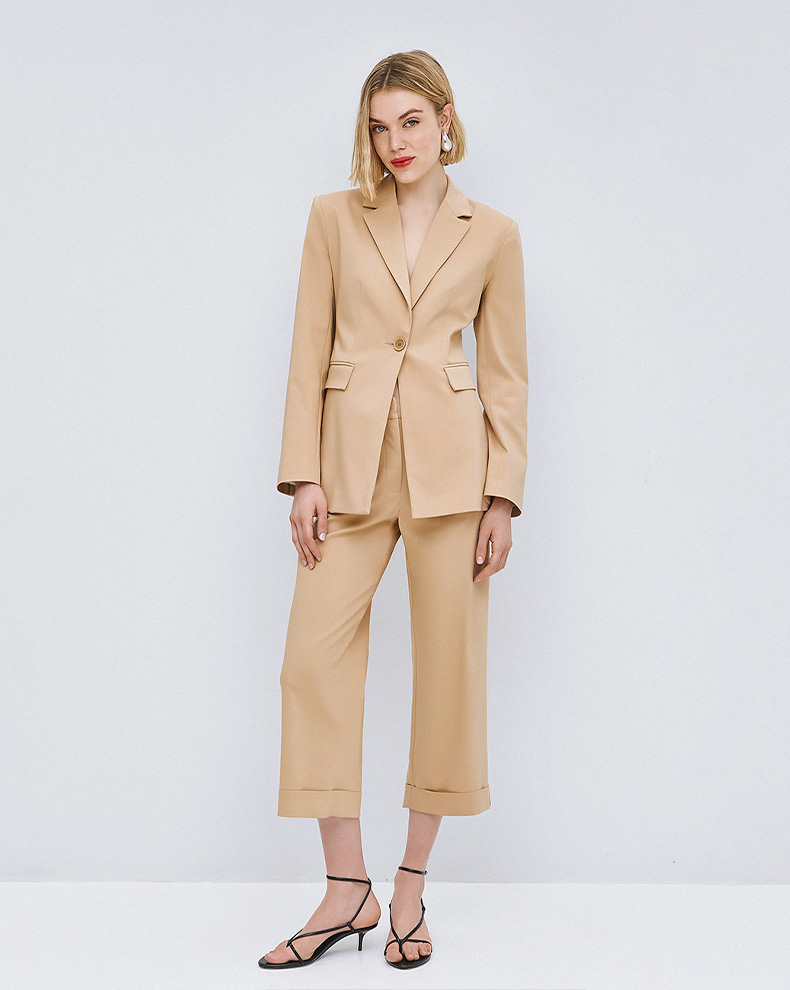 Jacket With Flap Pockets - Access Fashion