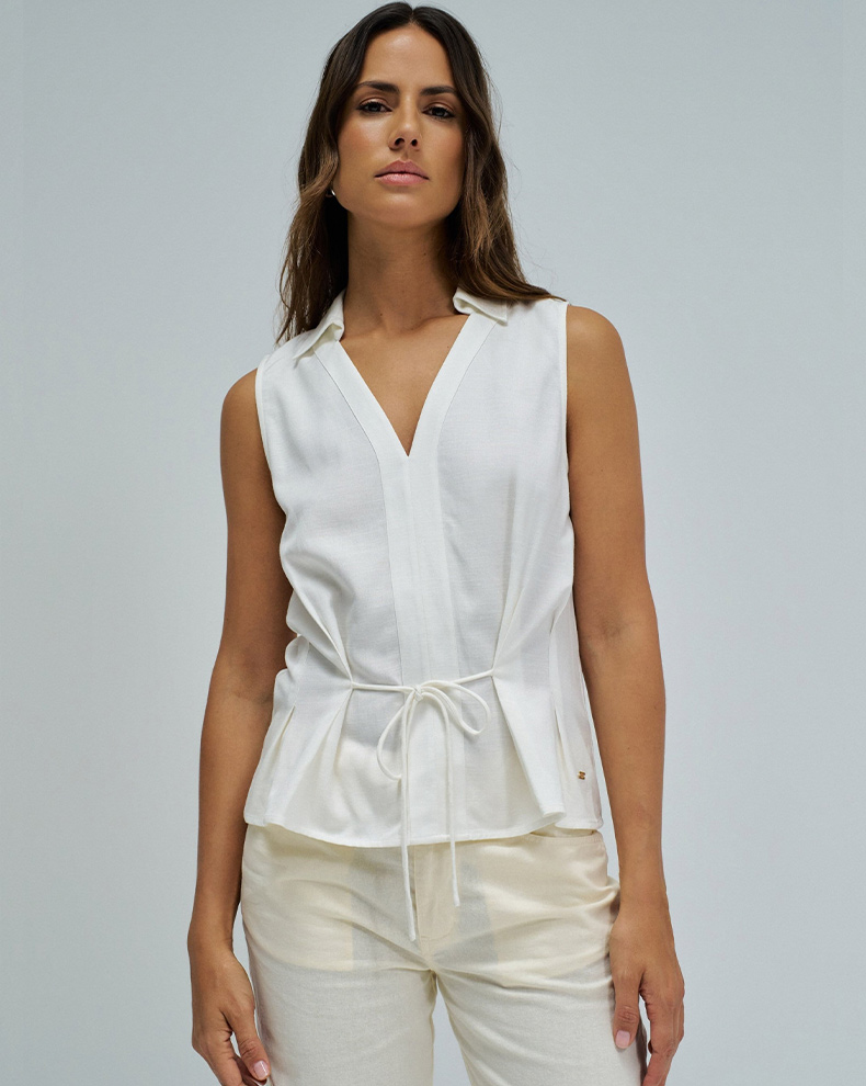 Shirt With Linen - Salsa Jeans