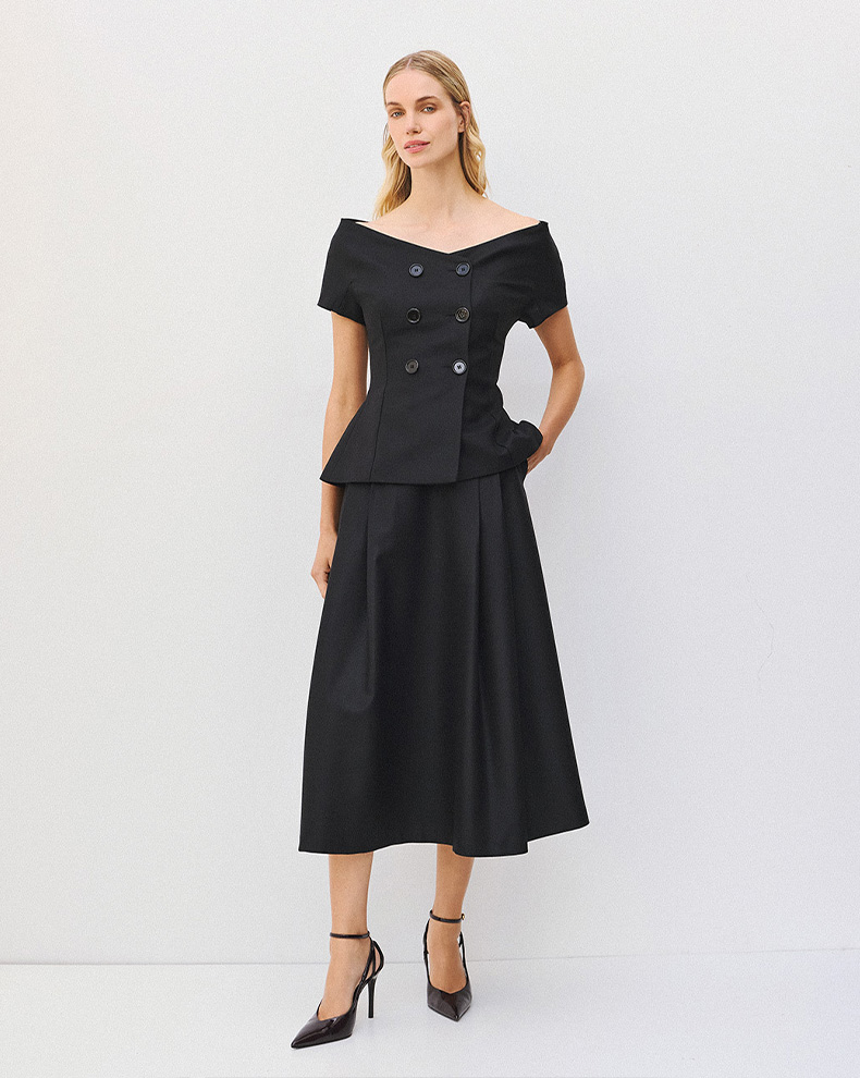 Off Shoulder Crisscross Top - Access Fashion