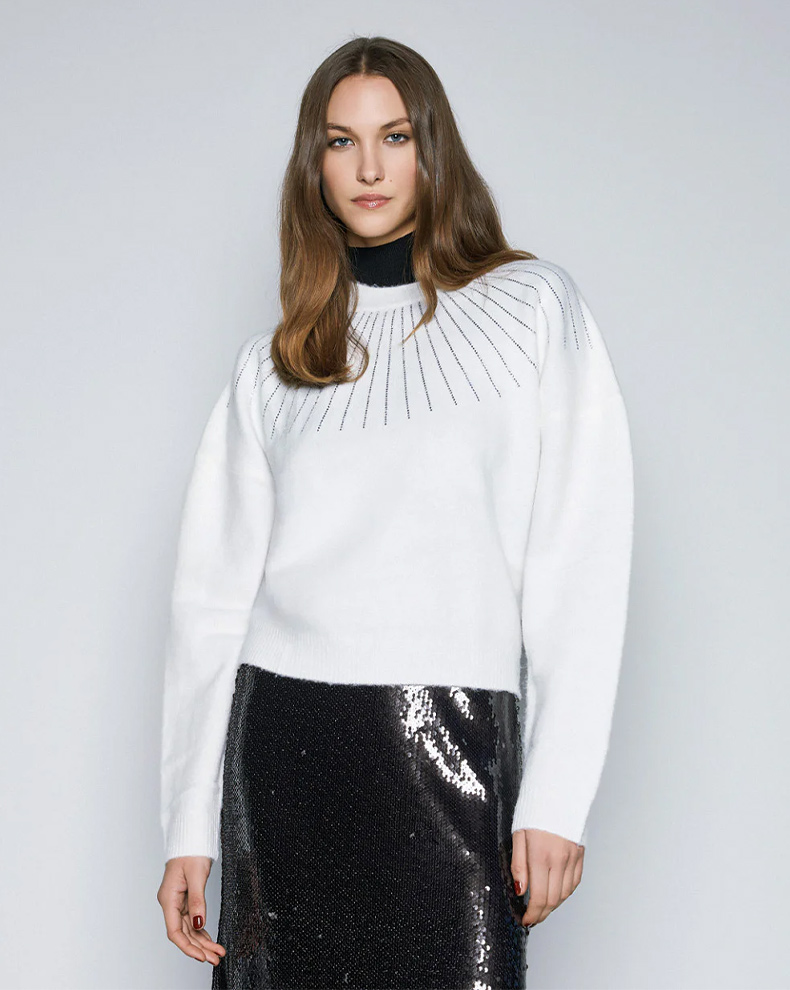 MBLOUZA BLEKTI WITH STRASS