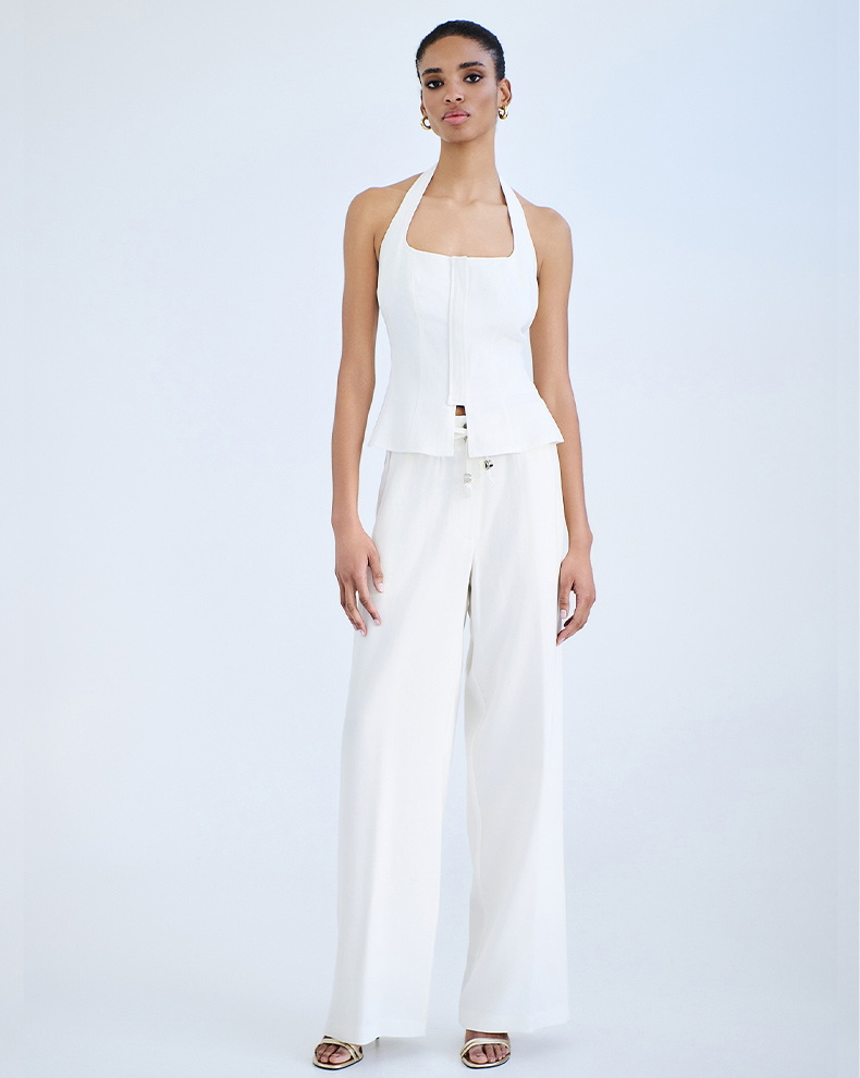 Denim-look trousers - Access Fashion