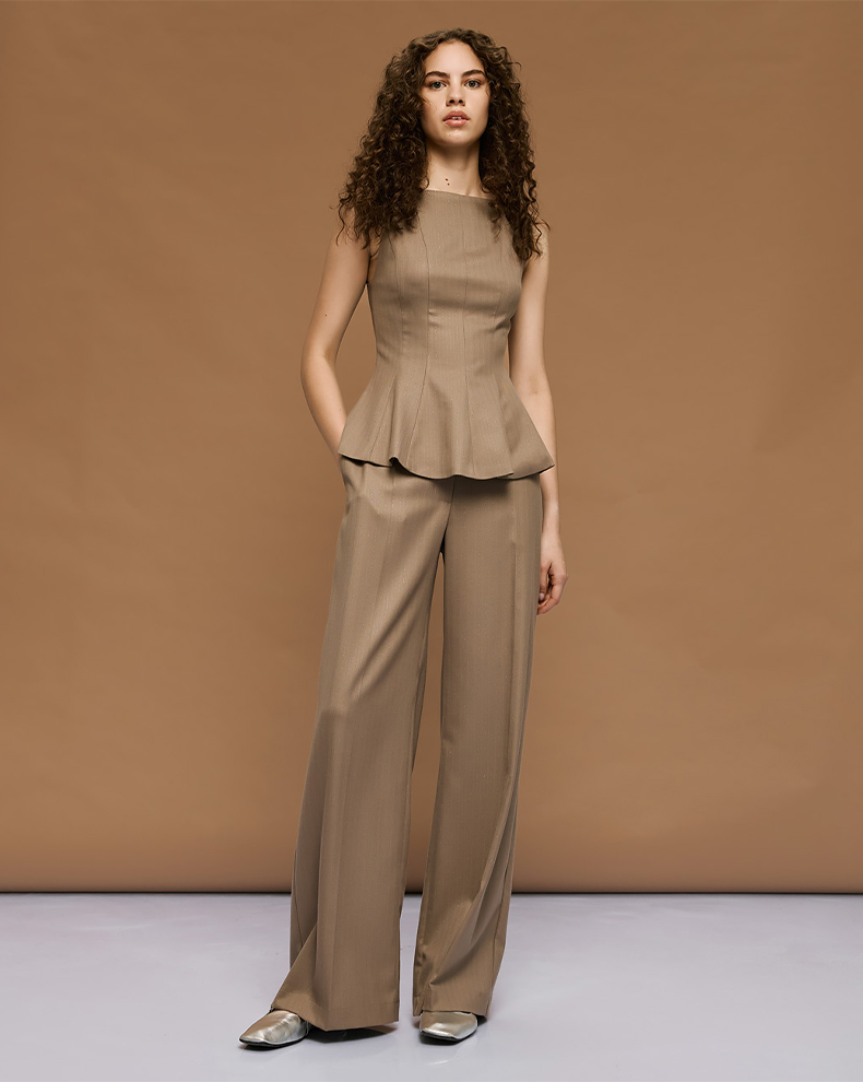 STRIPED TOP WITH LUREX DETAILS