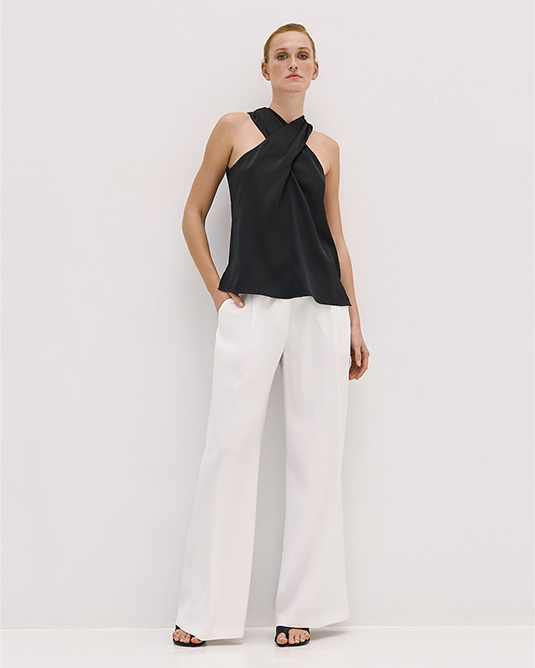 HIGH WAIST WIDE LEG PANTS
