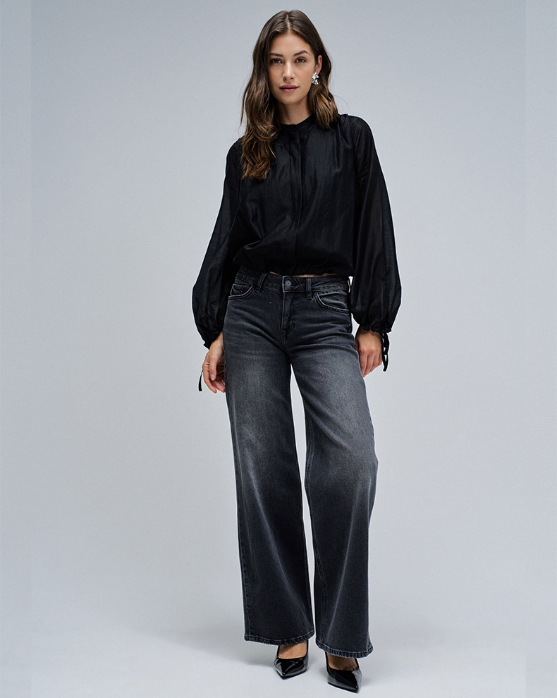 LOW RISE WIDE JEANS - Salsa Jeans