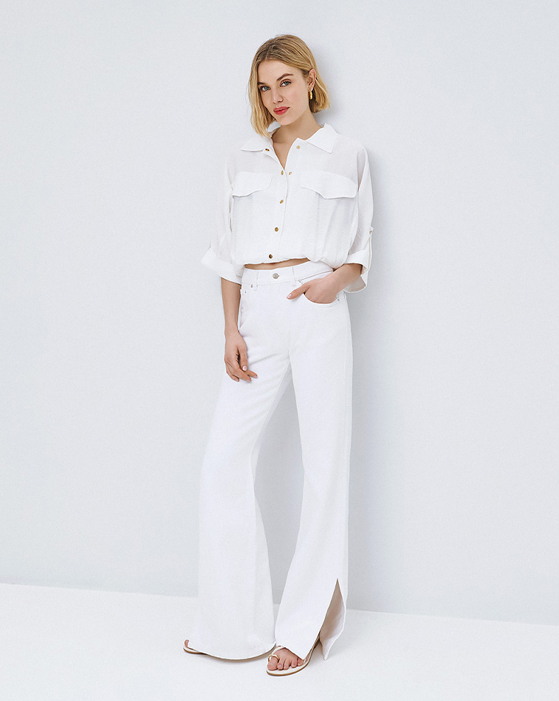 Jacket With Wide Sleeves - Access Fashion