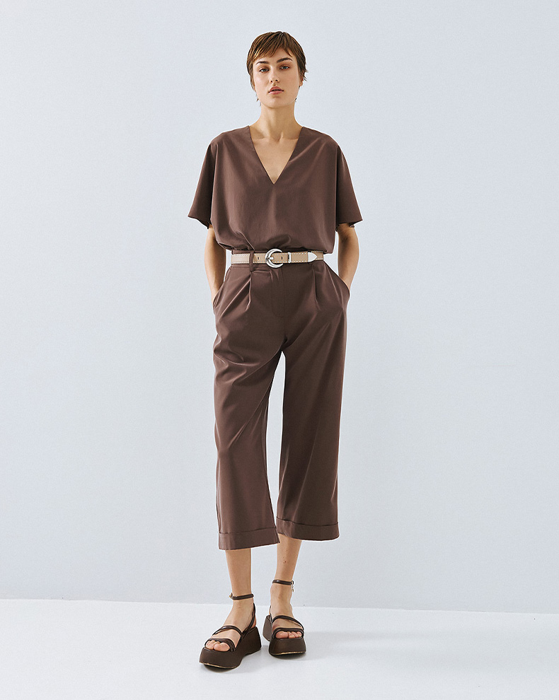 Blouse with V - Access Fashion