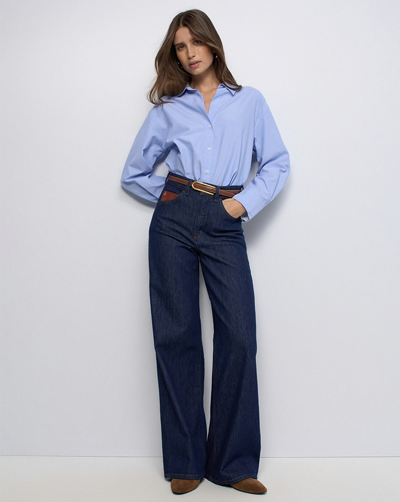 Faith Push In Wide Jeans - Salsa Jeans