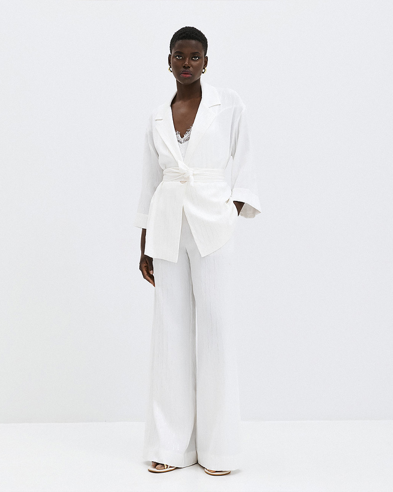 Blazer With Sequins - Access Fashion