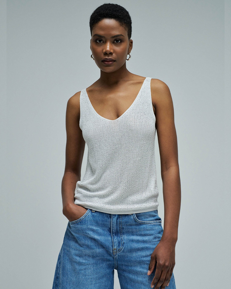 Lurex Knit Top - Salsa Jeans