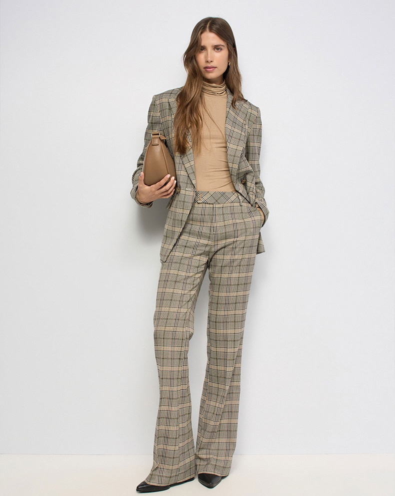 Flare Chino Trousers - Salsa Jeans