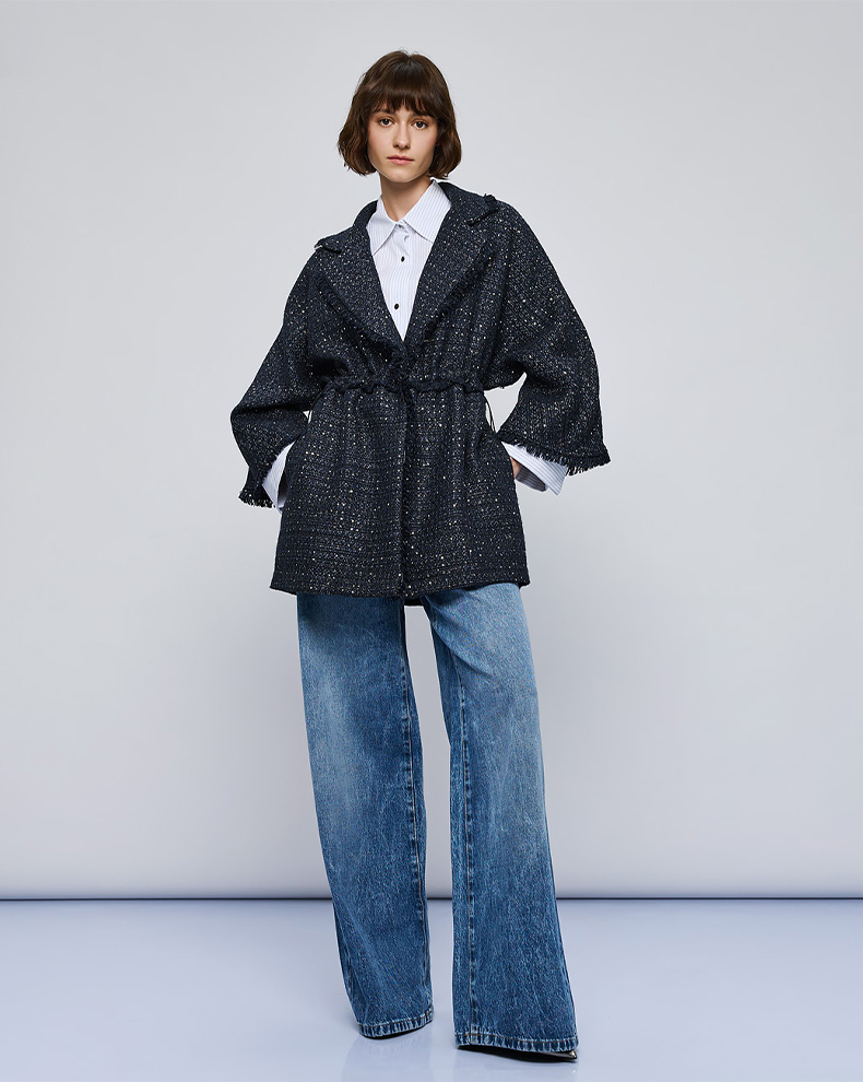JACKET TWEED WITH LUREX