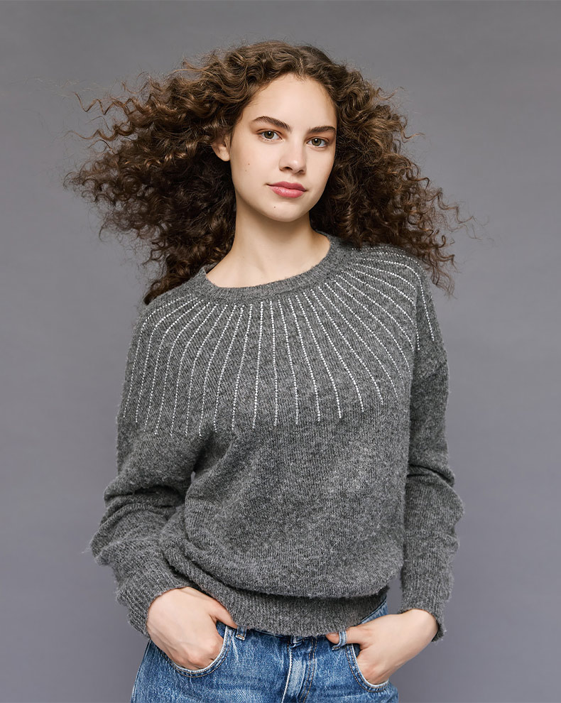 MBLOUZA BLEKTI WITH STRASS