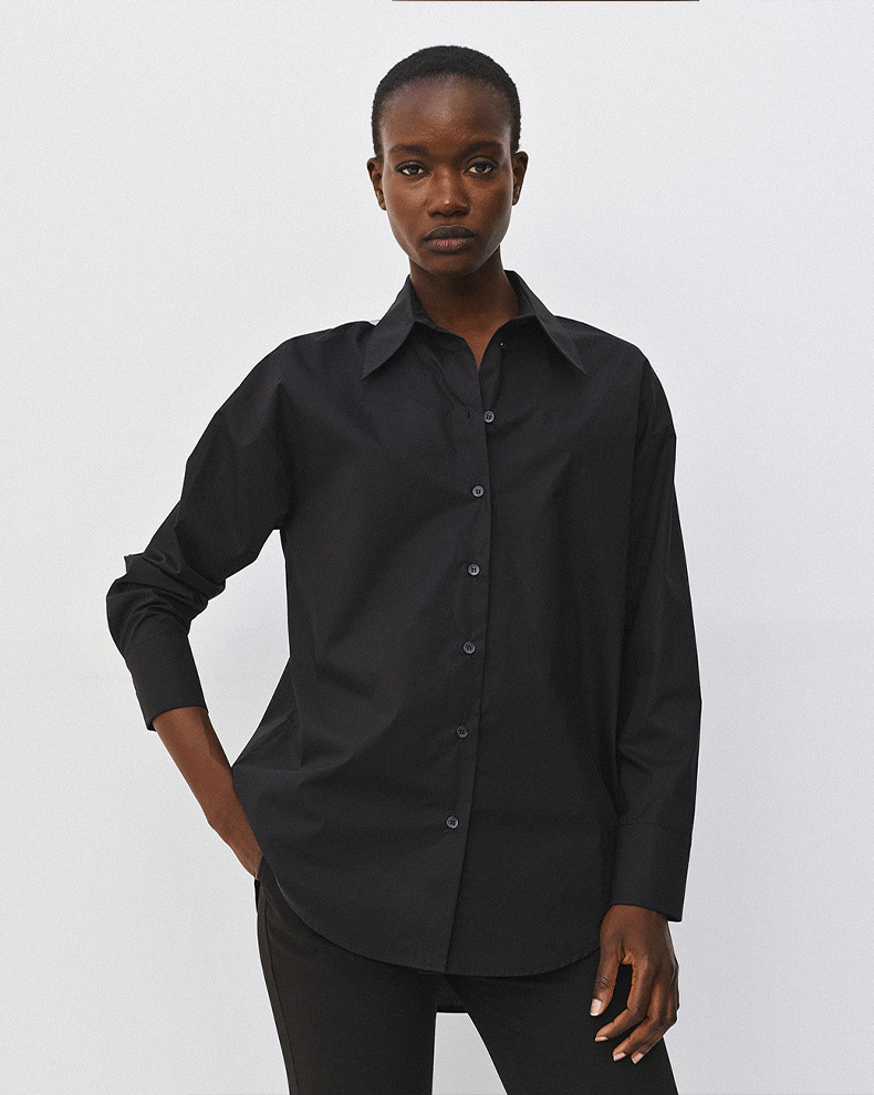Shirt With Transparency On The Back - Access Fashion