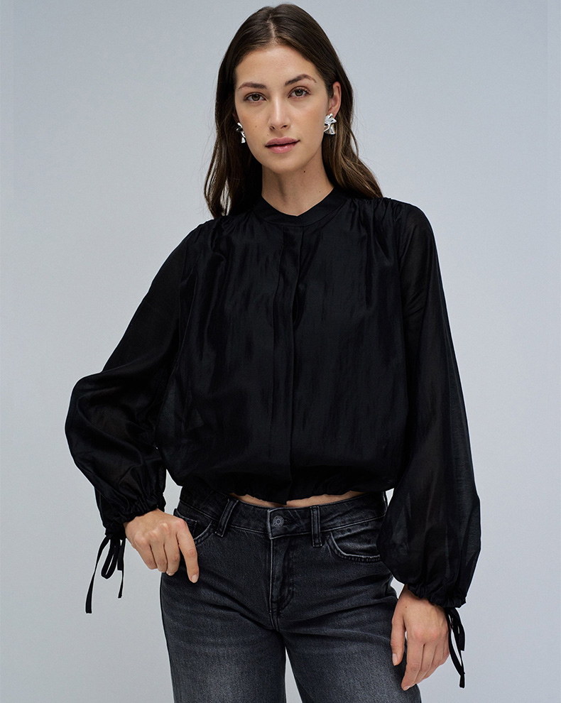 Shirt with puff sleeve -Salsa Jeans