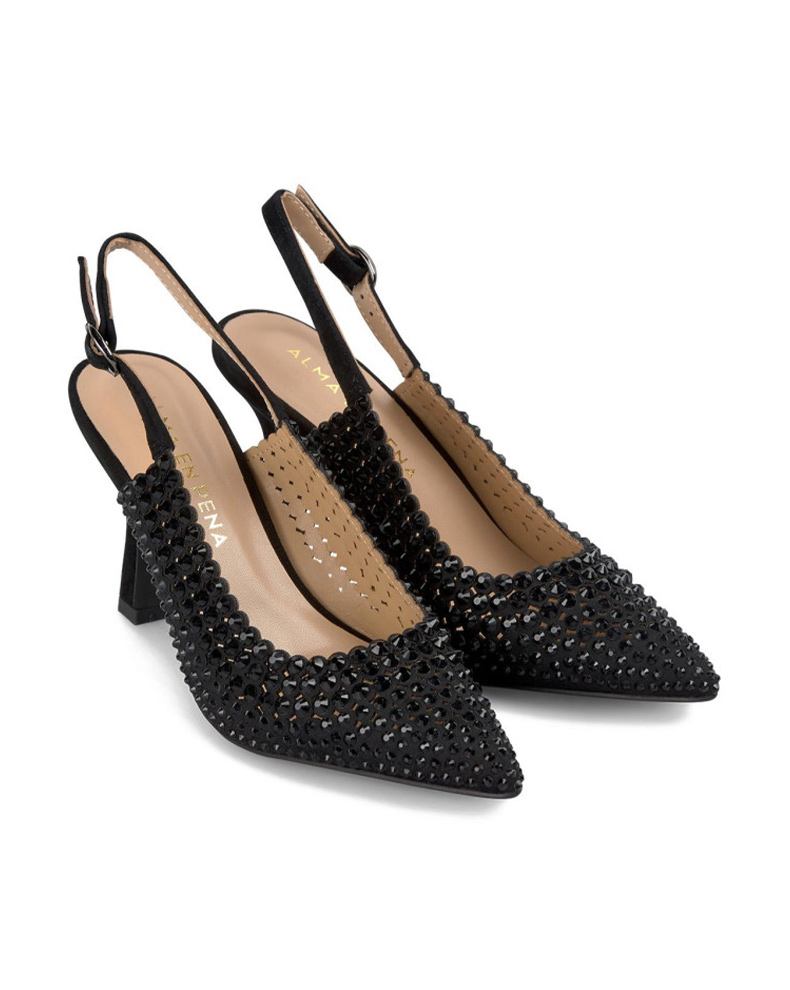 LADIES SHOES SUEDE BLACK