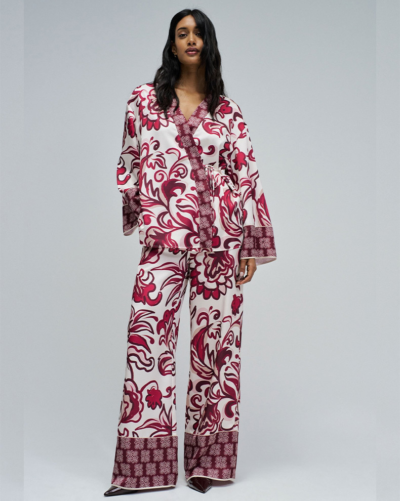 FLORAL PRINT KIMONO - Salsa Jeans