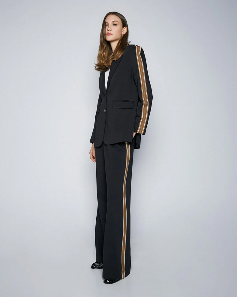 SWEATPANTS WITH SIDE TRIM