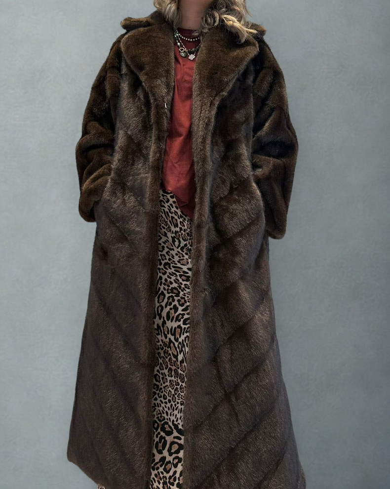 long faux fur