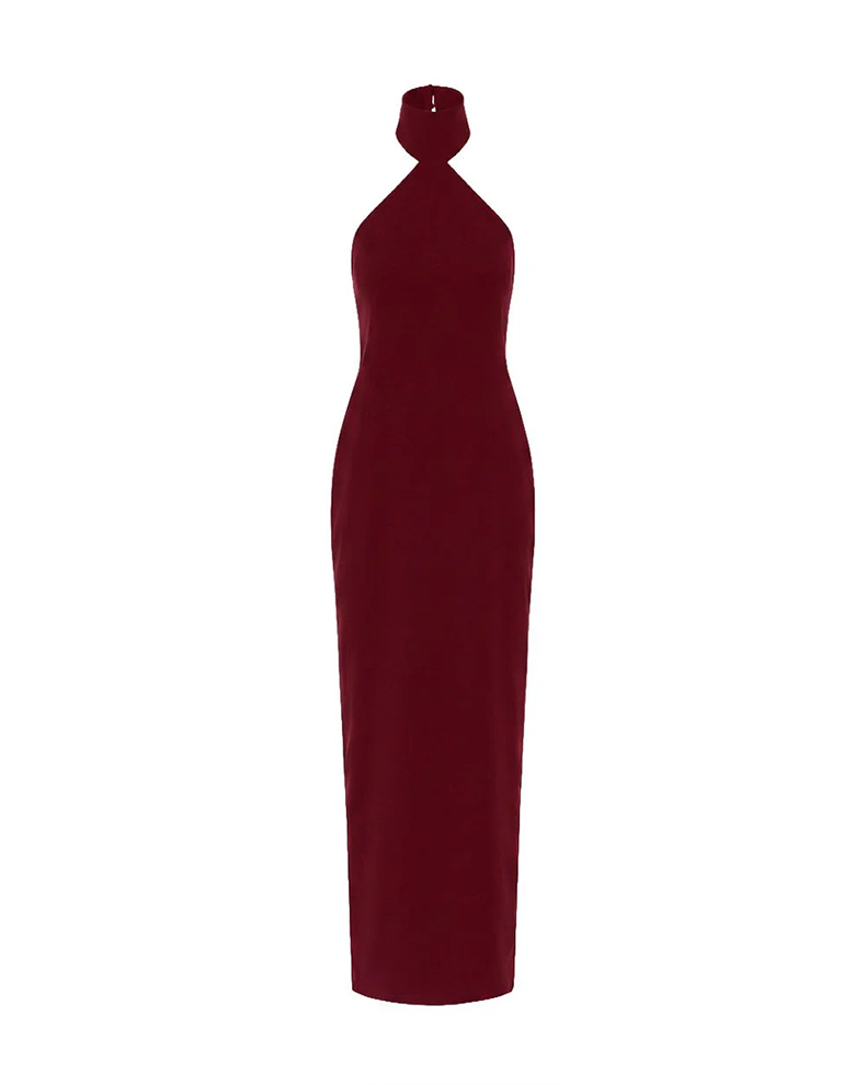 Maxi Halter Dress - Access Fashion