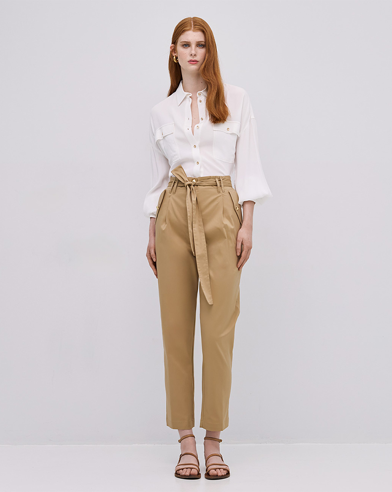 SLOUCHY PANTS WITH BELT