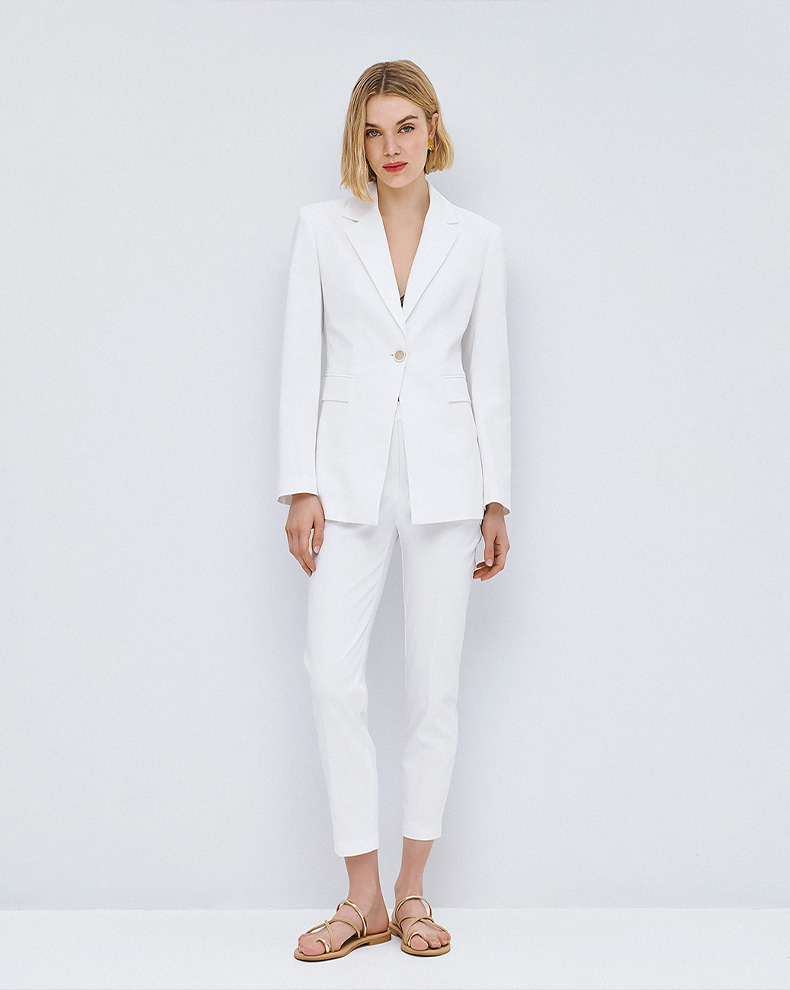 Jacket With Flap Pockets - Access Fashion