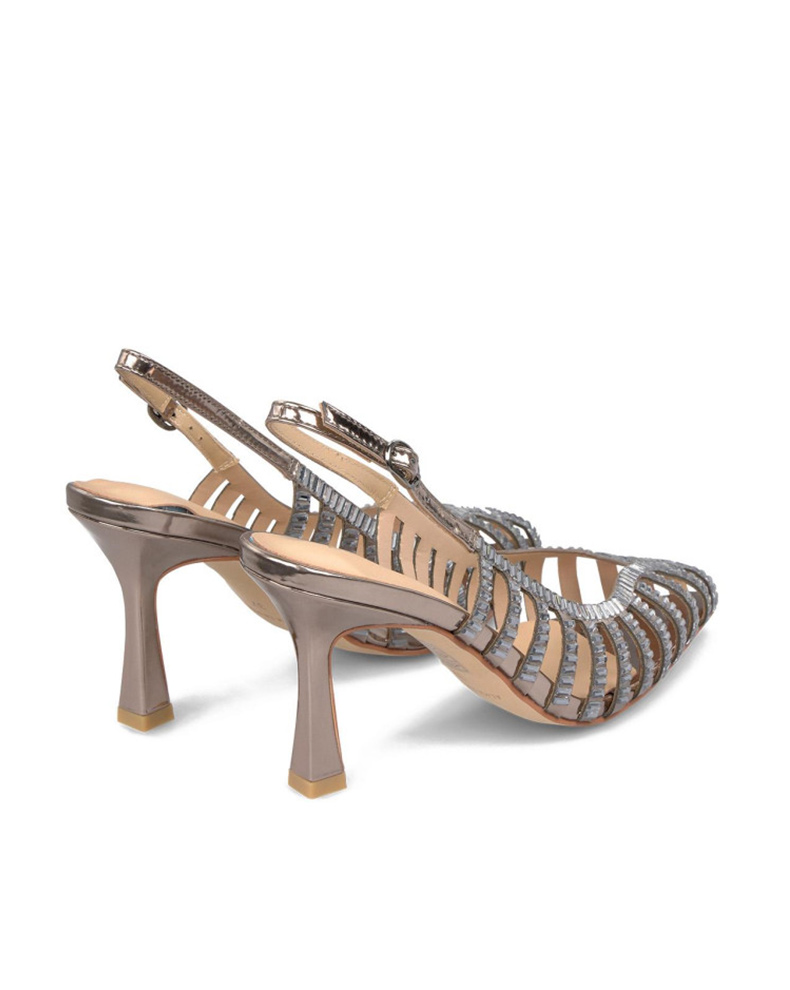 LADIES SHOES MIRROW BRONZE