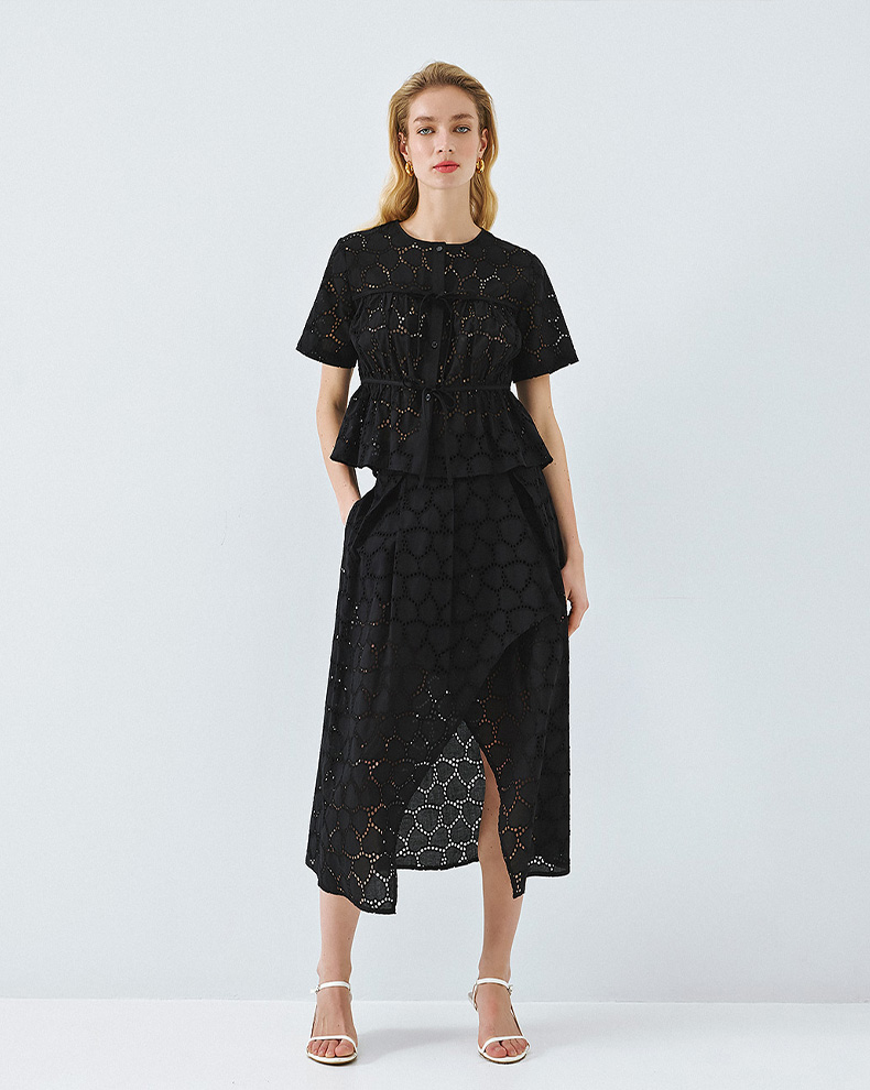 Short Sleeved Embroidered Shir - Access Fashion