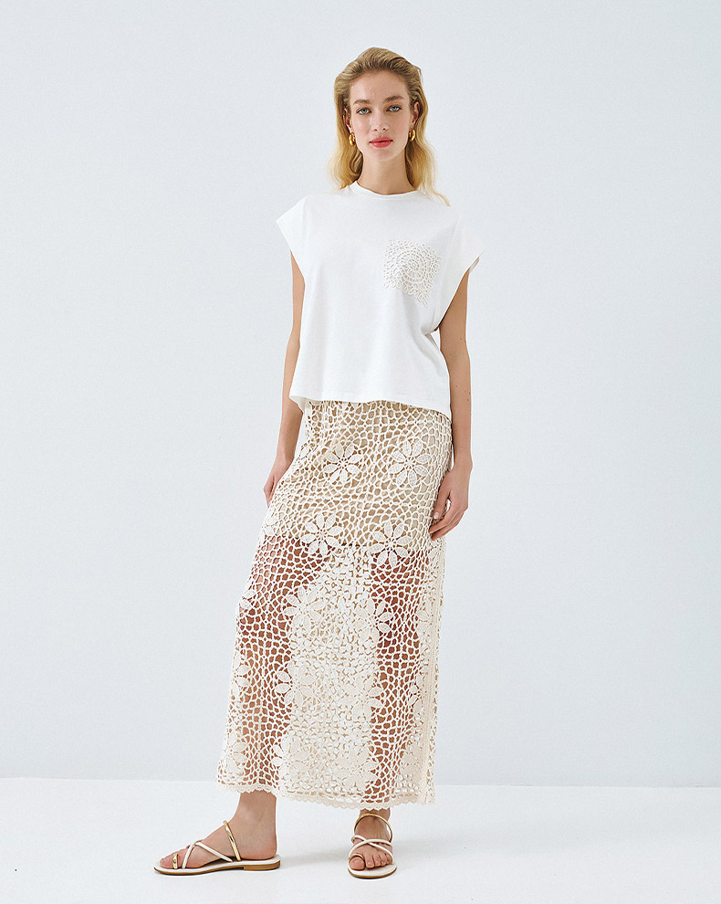 Blouse with motif - Access Fashion