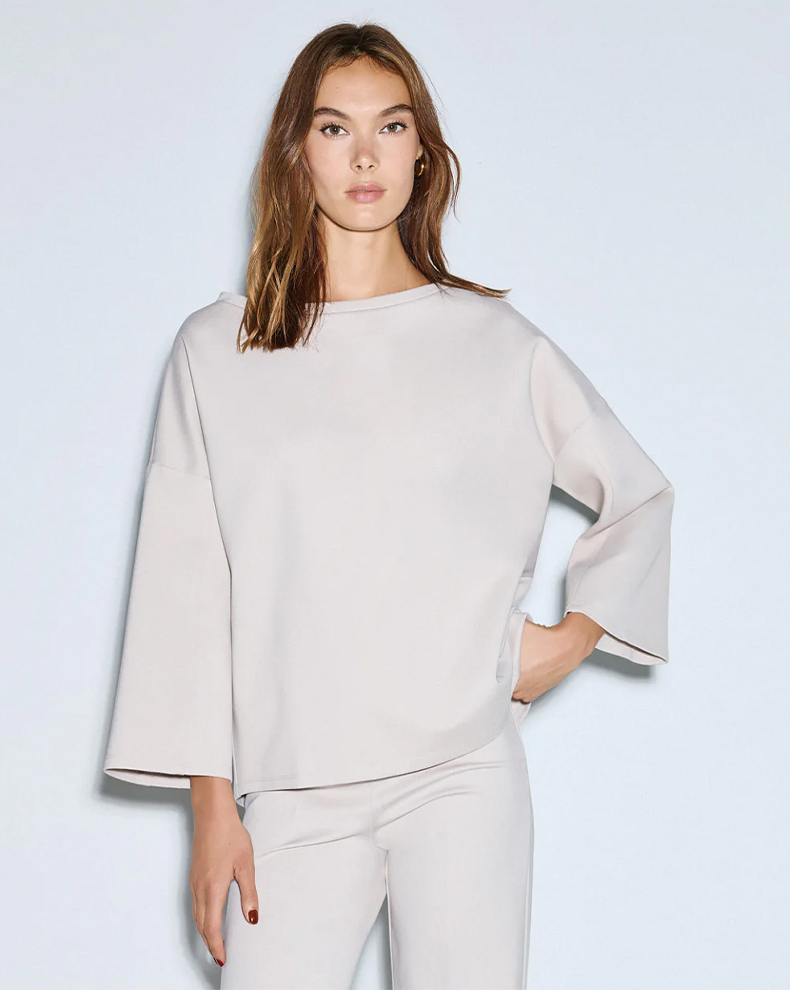 Blouse with a boat neckline - Access Fashion