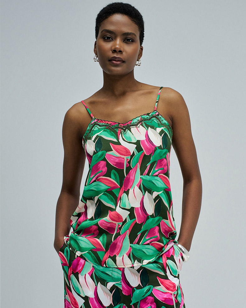Top With Pattern - Salsa Jeans