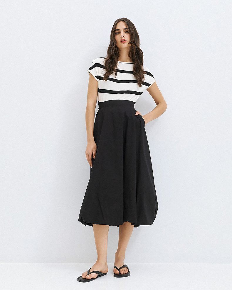 Balloon midi skirt - Access Fashion