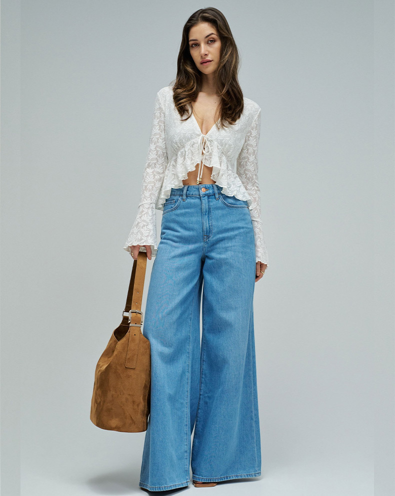 SUPER WIDE LEG JEANS - Salsa Jeans