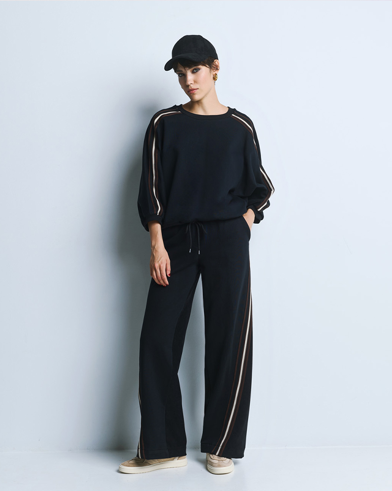 Pants With Striped Details - Access Fashion