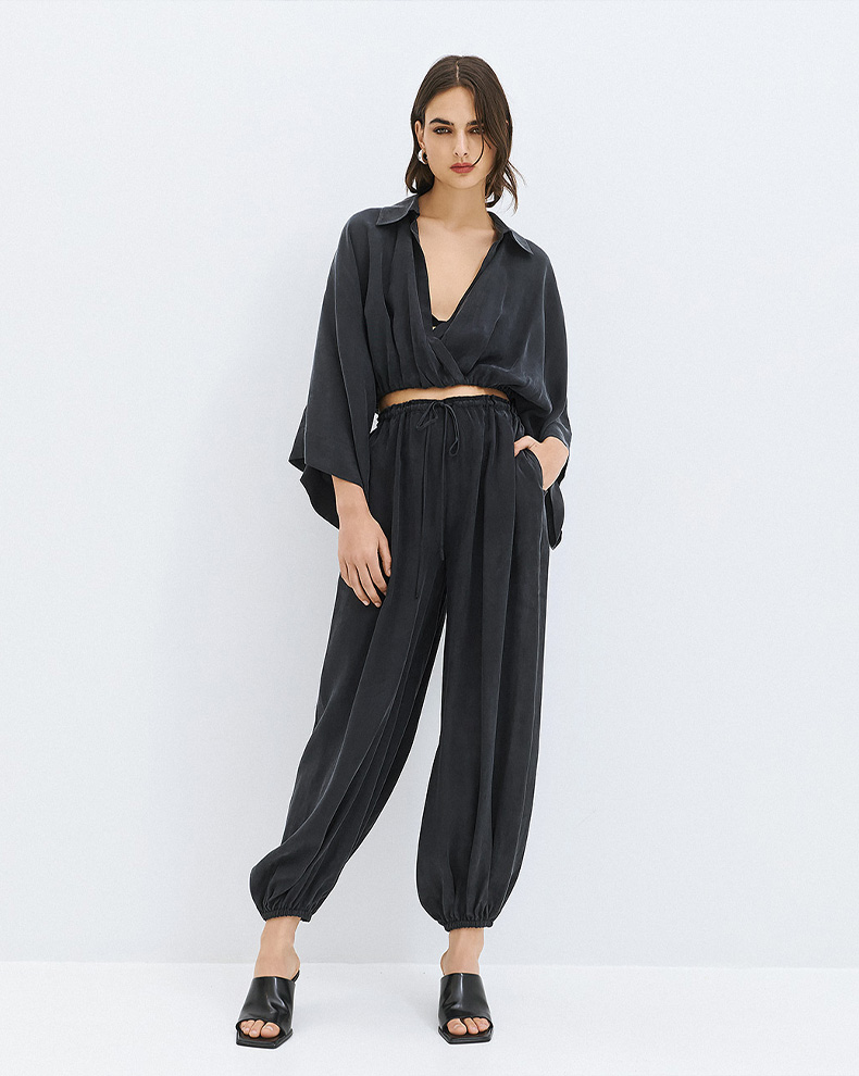 Blouse With Collar Detail - Access Fashion