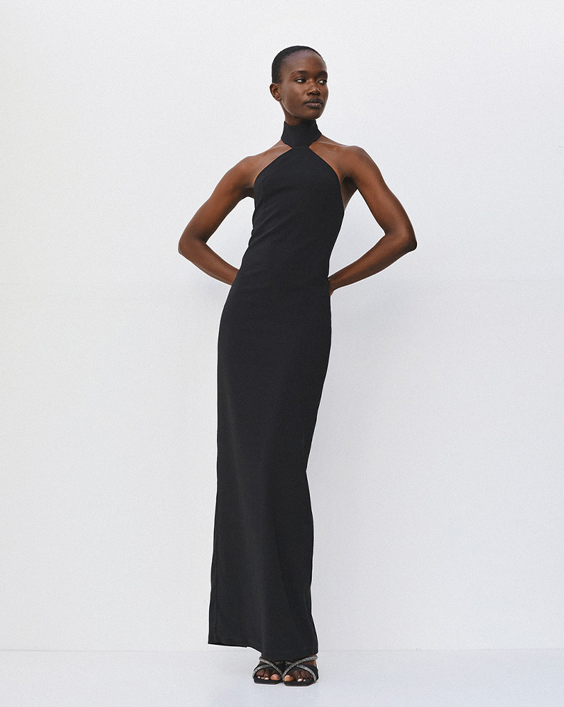 Maxi Halter Dress - Access Fashion