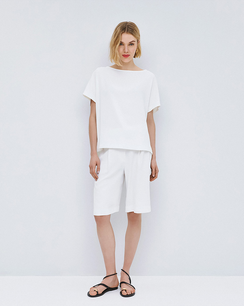 Blouse with pleats at the back - Access Fashion