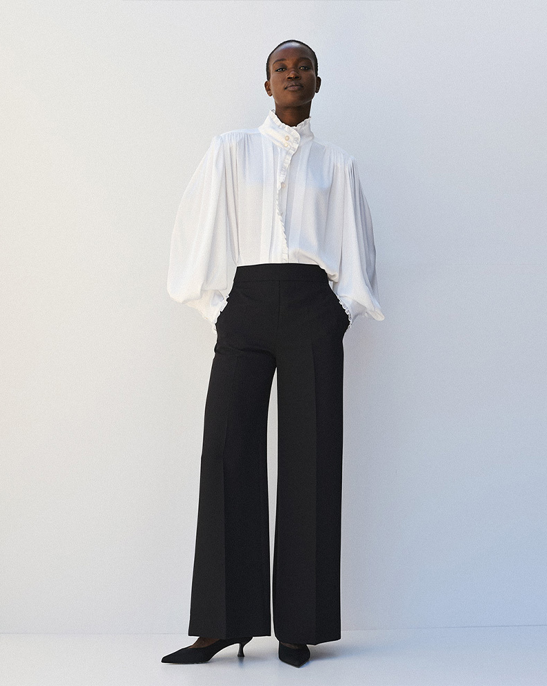 High Waisted Trousers - Access Fashion