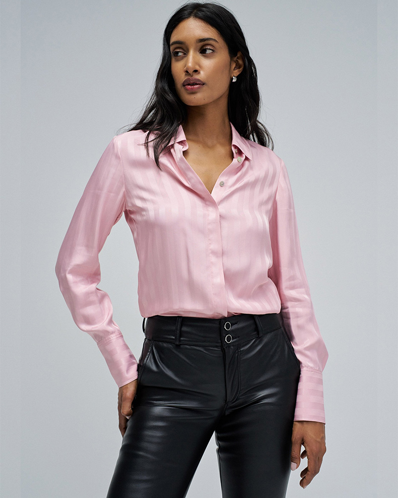 Basic shirt with gold buttons - Salsa Jeans