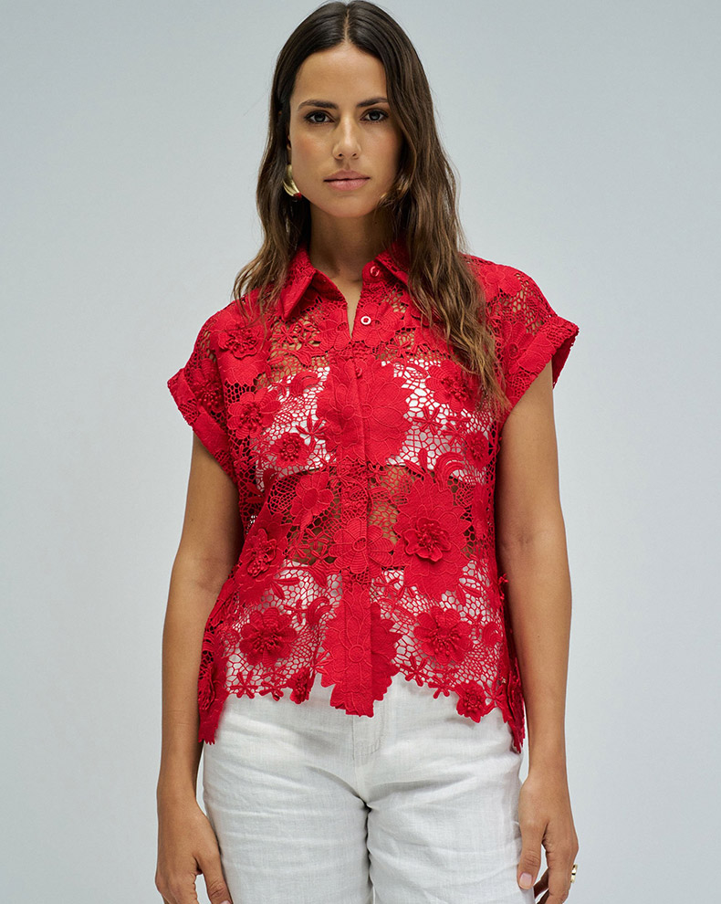 Lace Shirt - Salsa Jeans