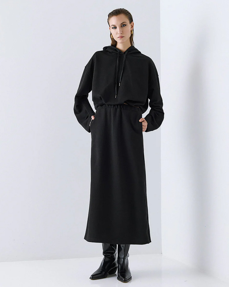 SWEASHIRT WITH BALLOON HEM